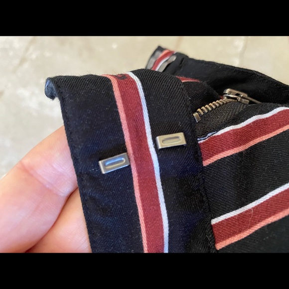 Anthropologie Silky Striped Jogger Pants - Picture 5 of 8